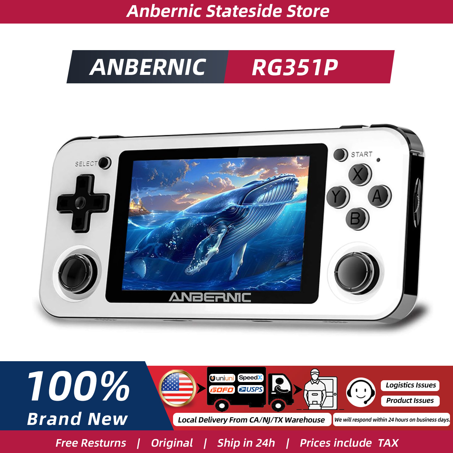 Gaming Console Android - Портативная игровая консоль ANBERNIC RG351P, 3,5-дюймовый