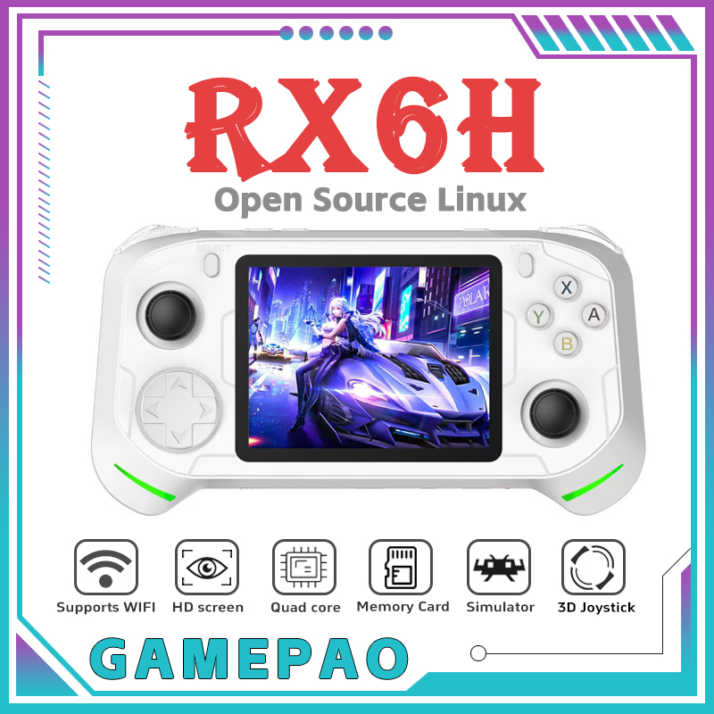 Gaming Console Android - Портативная игровая консоль Open Source RX6H