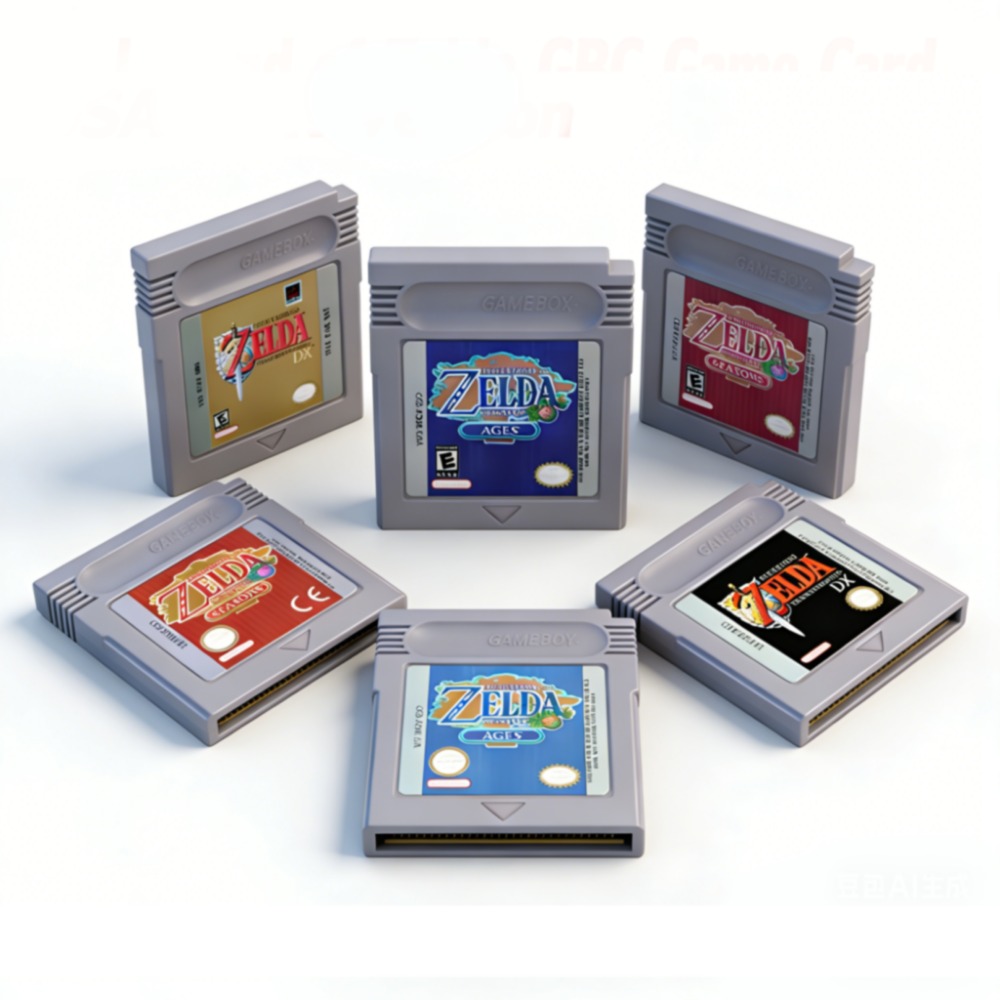 Gaming Console Video - Карта Zelda GBC, 16-битный картридж для