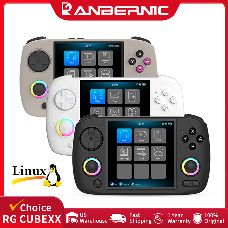 Gaming Console Handheld Retro - Портативная игровая консоль ANBERNIC RG CubeXX,