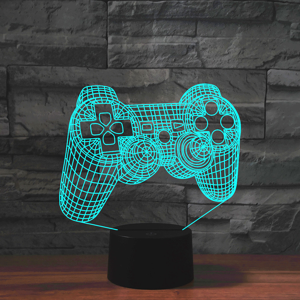 3d иллюзия ночник игровая комн – обзор и цена Gaming Console Icon