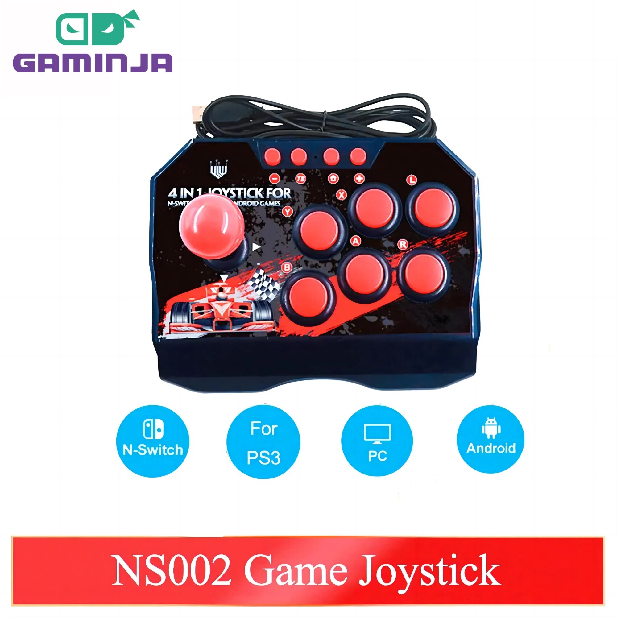 GAMINJA NS002 4 в 1 Ретро арка – обзор и цена Gaming Console Android