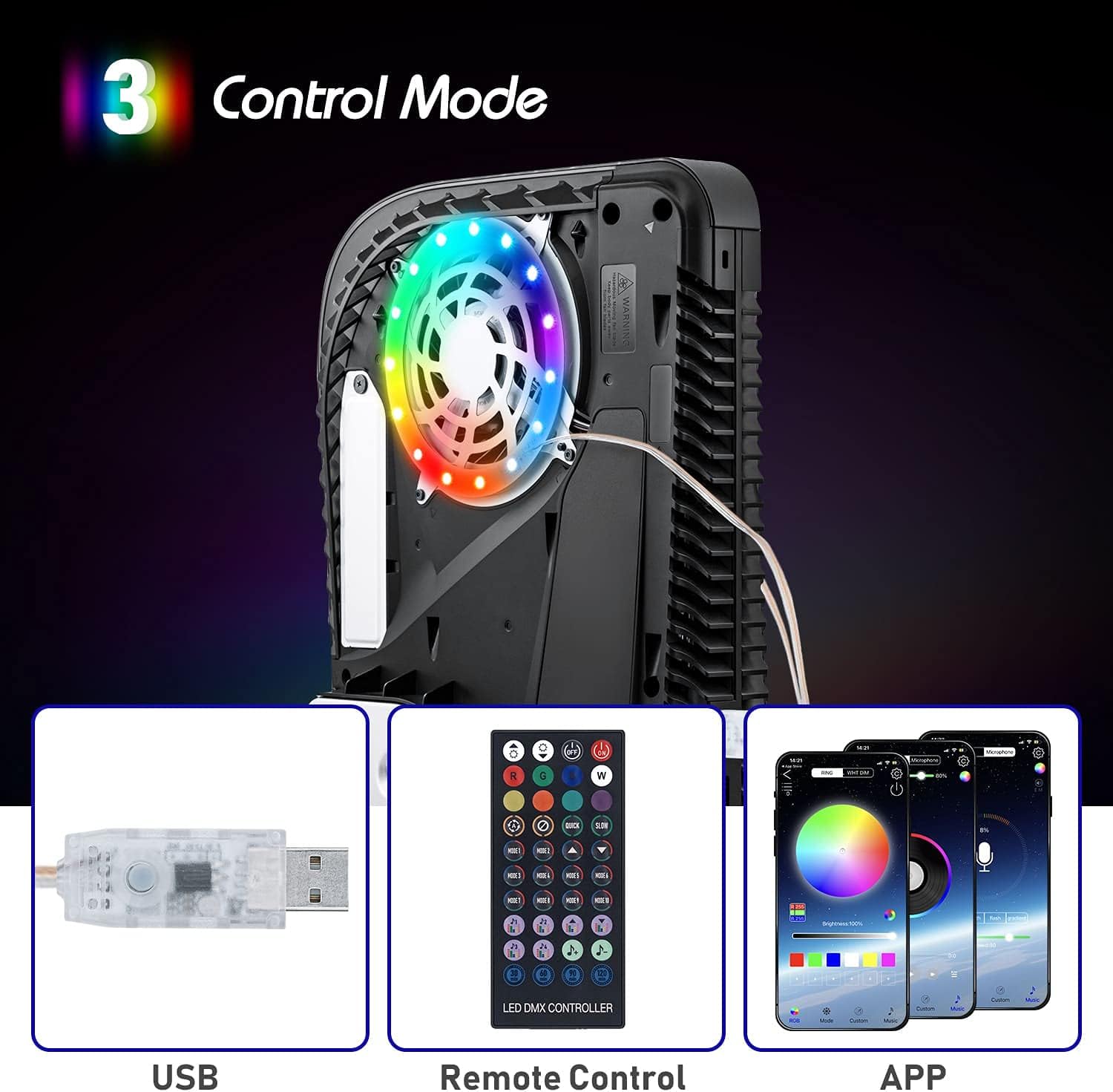 Светодиодная RGB-лента для PS5 – обзор и цена Gaming Console Sony