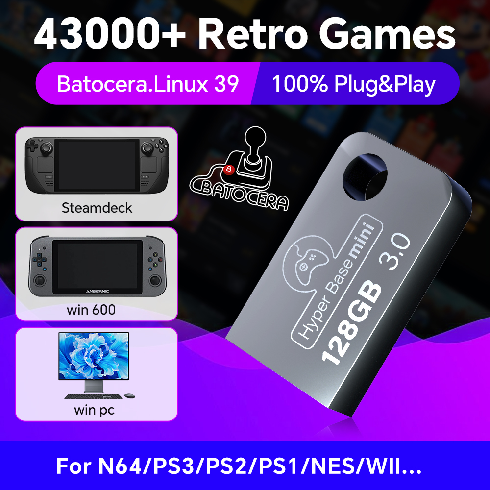 USB-флеш-накопитель Batocera 1 – обзор и цена Gaming Console Handheld Retro